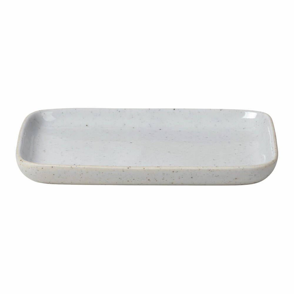 Blomus snack plate SABLO medium, dinner plate, ceramic, gray, 10 x 13.5 cm, 64110