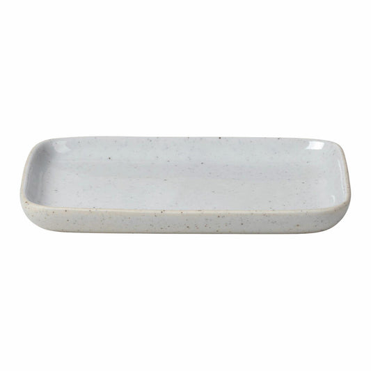 Blomus snack plate SABLO medium, dinner plate, ceramic, gray, 10 x 13.5 cm, 64110
