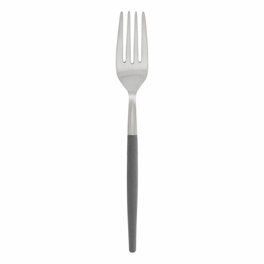 Blomus Gabel Maxime, Speisegabel, Tafelgabel, Besteck, Edelstahl matt, Kunststoff, Sharkskin, 64131