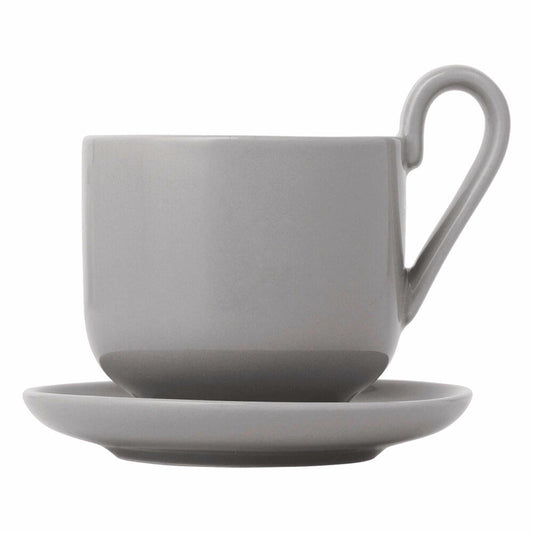Blomus Set of 2 Espresso Cups RO Mourning Dove, Coffee Cups, Mugs, Porcelain, 80 ml, 64138