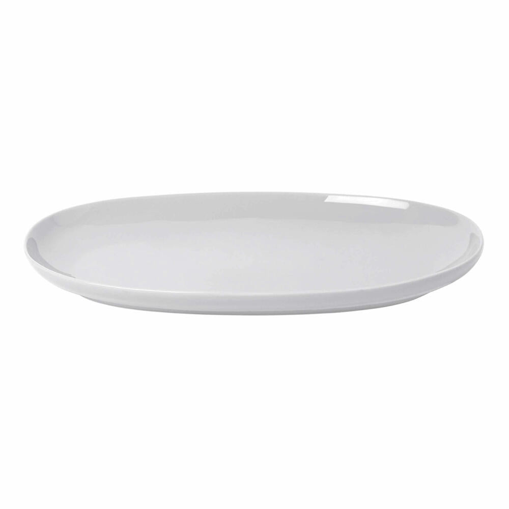 Blomus serving plate RO Nimbus Cloud medium, serving plate, plate, porcelain, 21 cm, 64151