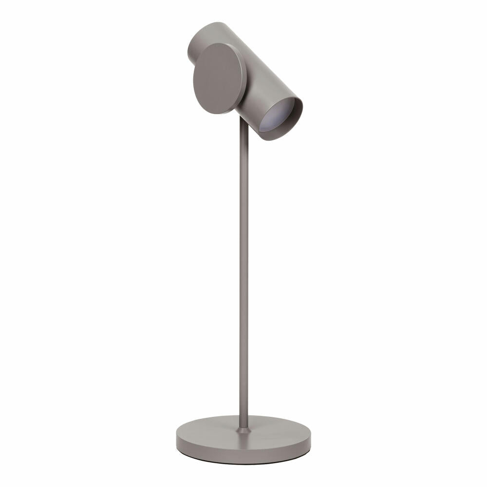 Blomus Schreibtischleuchte Stage S, Tischleuchte, Lampe, Aluminium matt pulverbeschichtet, Kunststoff, Satellite, 47 cm, 66181