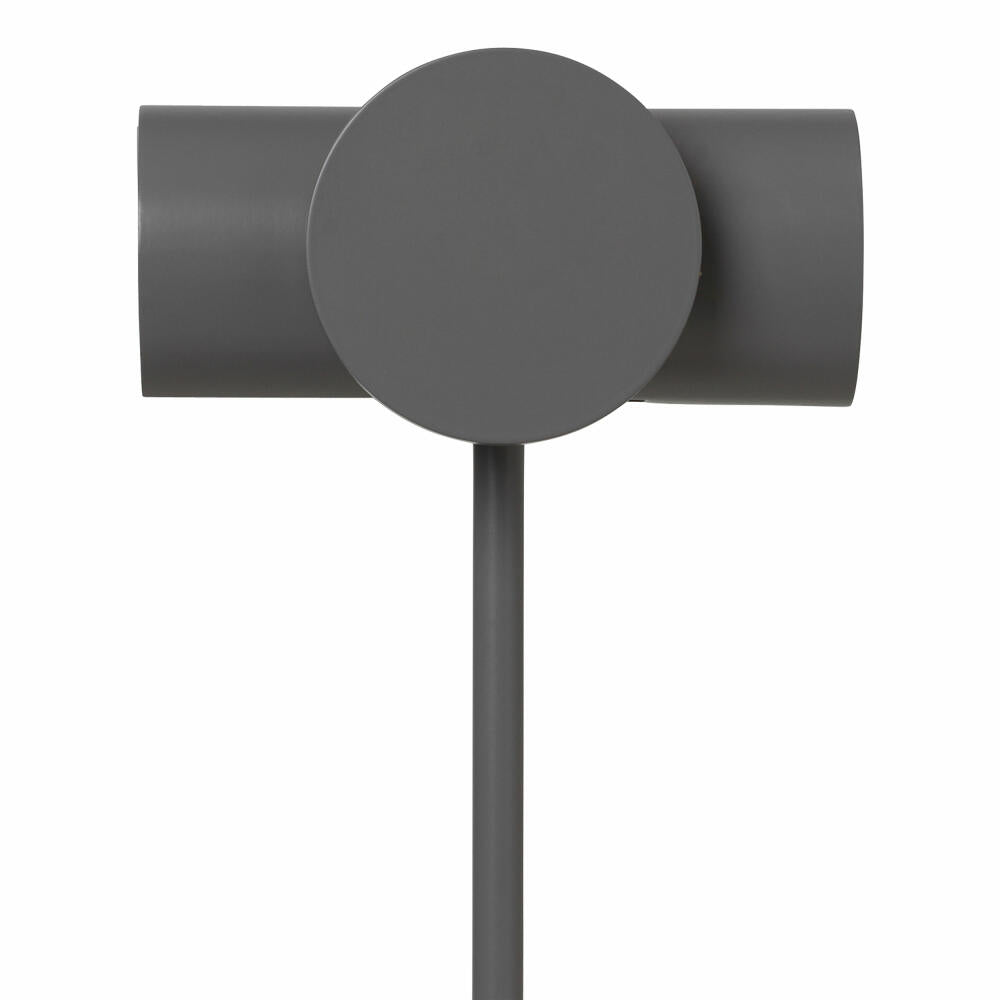 Blomus Schreibtischleuchte Stage S, Tischleuchte, Lampe, Aluminium matt pulverbeschichtet, Kunststoff, Warm Gray, 47 cm, 66182
