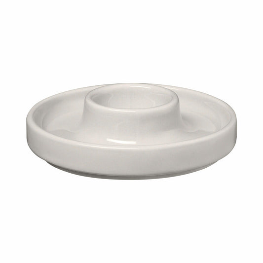 Blomus Pilar Eierbecher, 2er Set, Eibecher, Eierhalter, Eier Becher, Keramik, Moonbeam, 64269