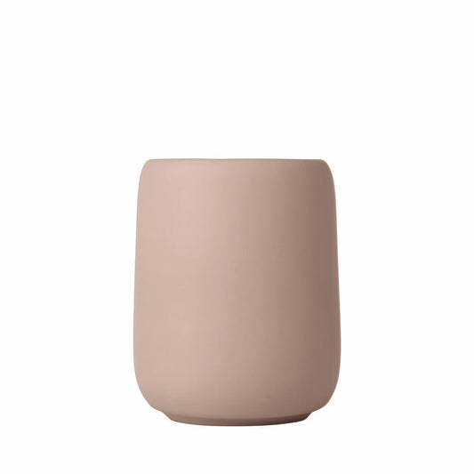Blomus Toothbrush Mug Sono Misty Rose, Ceramic, Silicone, Plastic, 300 ml, 66371