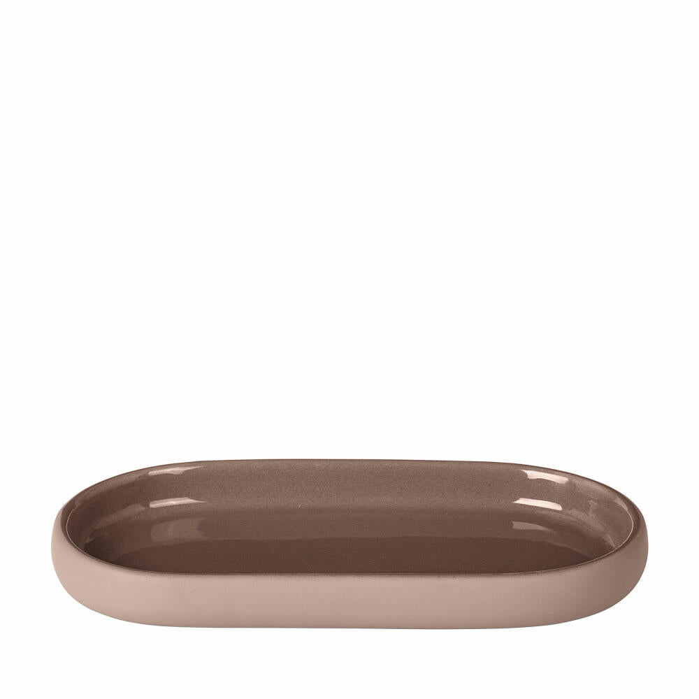 Blomus tray Sono Misty Rose, ceramic, silicone, plastic, 19 x 10 cm, 66373