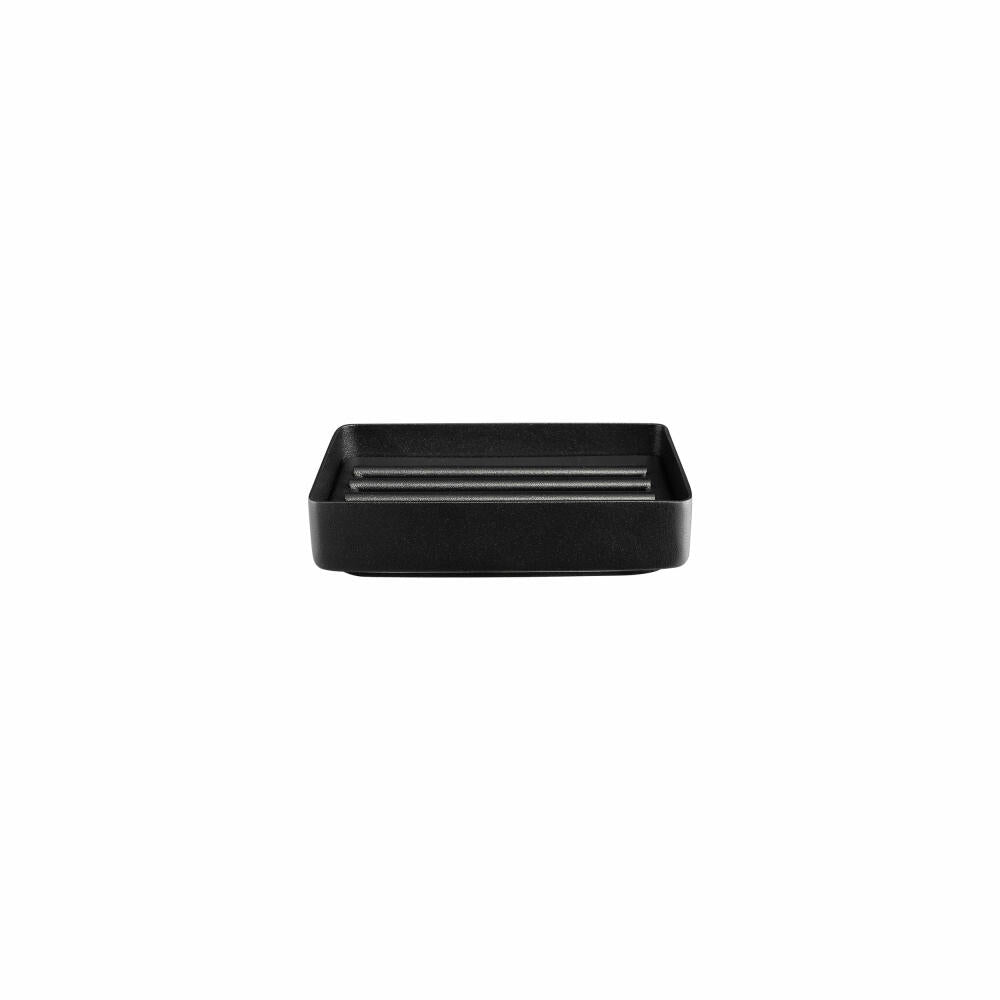 Blomus Seifenschale Nexio  Black, Seifenablage, Edelstahl, 10 x 8 cm, 66412