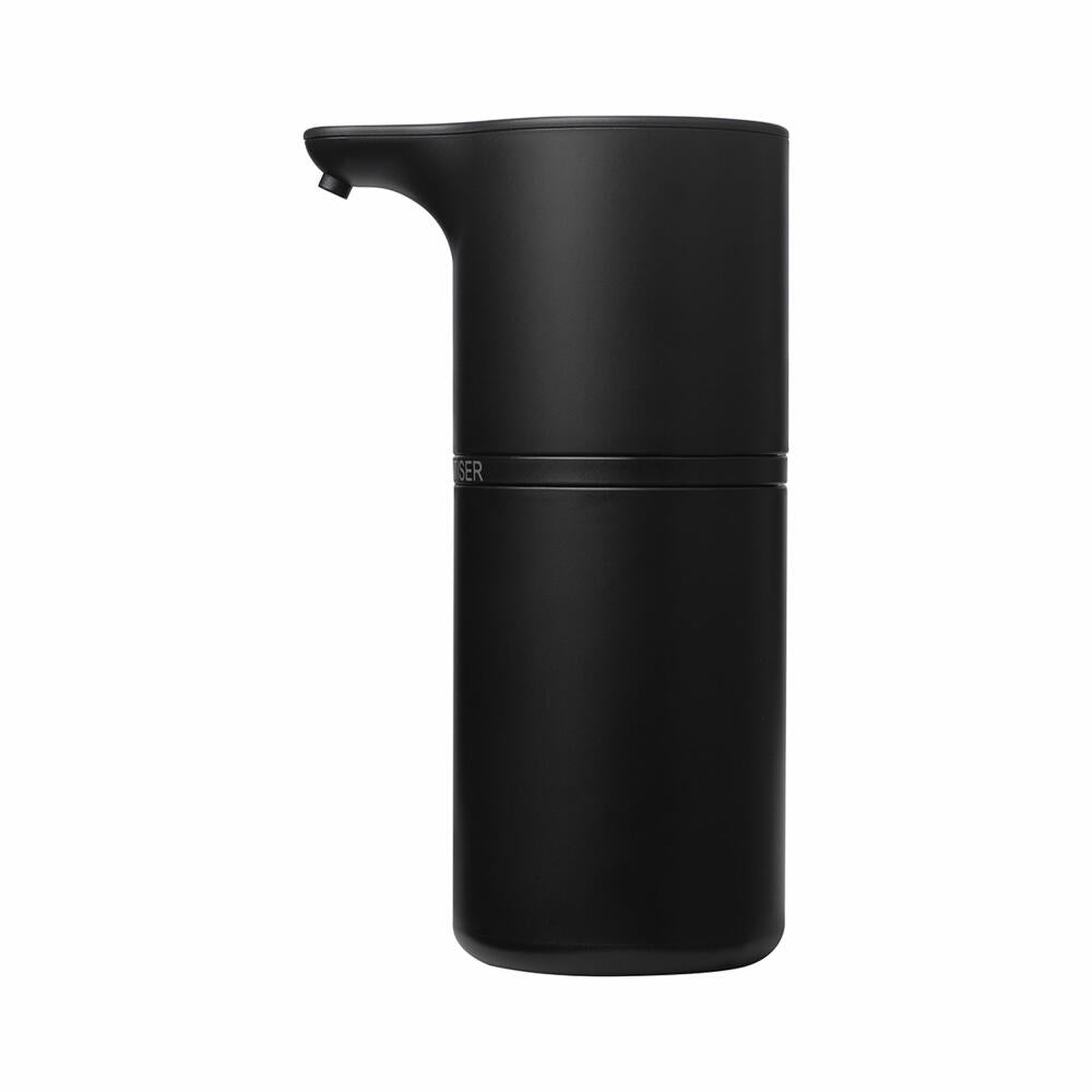 Blomus Automatic Disinfectant Dispenser Fineo, Soap Dispenser, Plastic Coated, Black, 260 ml, 66421