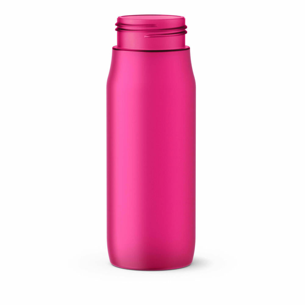 Emsa Squeeze Sport drinking bottle, drinking bottle, drinks bottle, sports bottle, plastic, pink, 600 ml, 518085