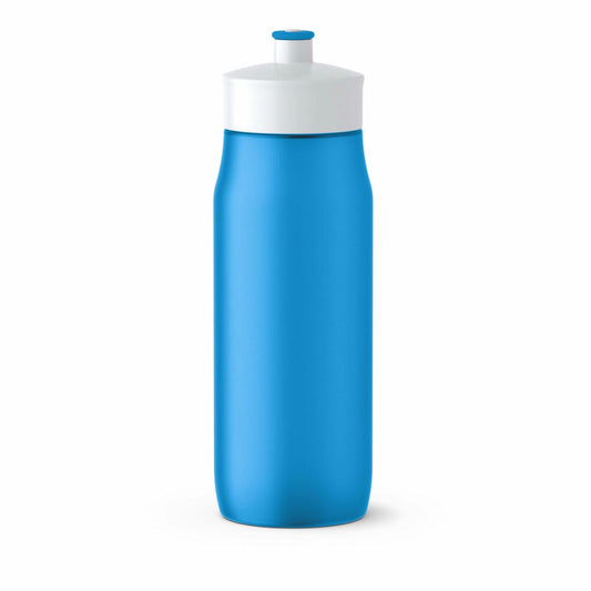 Emsa Squeeze Sport Drinking Bottle, Drinking Bottle, Drinks Bottle, Sports Bottle, Plastic, Blue, 600 ml, 518087