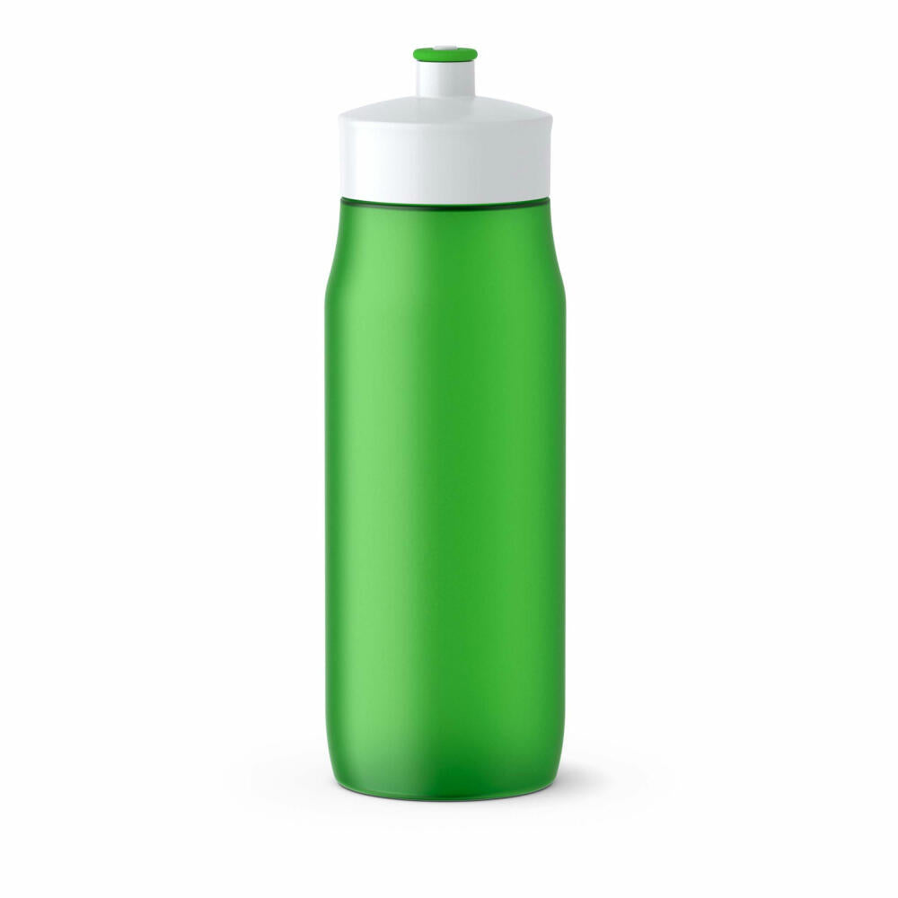 Emsa Squeeze Sport Drinking Bottle, Drinking Bottle, Drinks Bottle, Sports Bottle, Plastic, Green, 600 ml, 518088