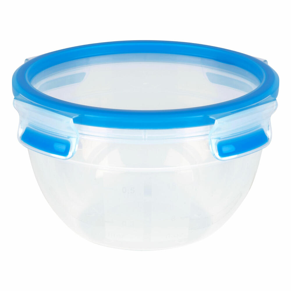 Emsa Clip &amp; Close 2.0 food storage container, food storage box, container, transparent, 1.1 L, 518096