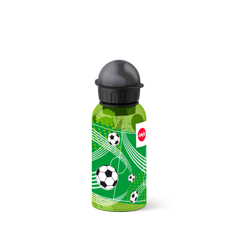 Emsa Kids Tritan drinking bottle, children's drinking bottle, children's bottle, plastic, Soccer, 400 ml, 518125