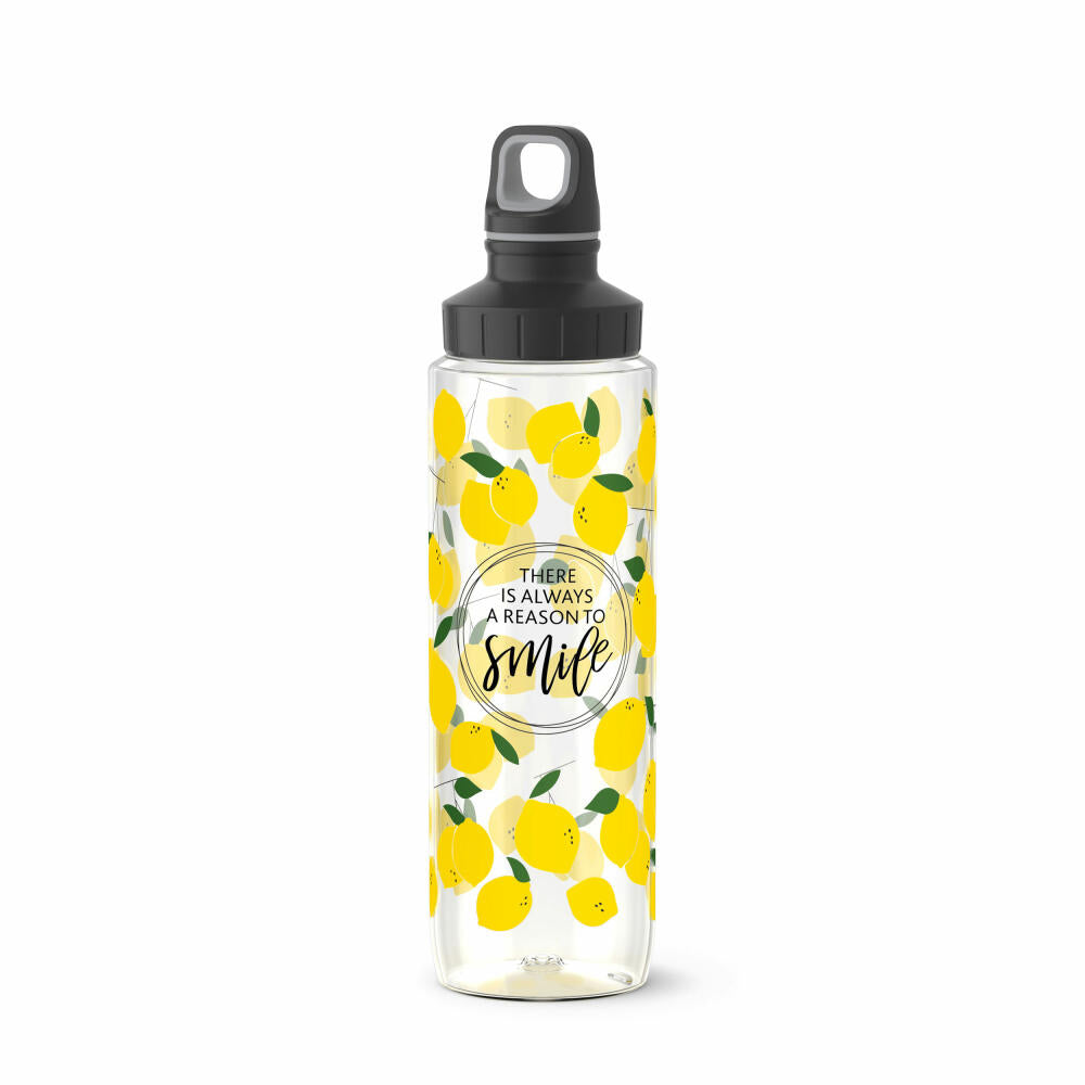 EMSA Drink2Go TRITAN drinking bottle Smile Lemons, water bottle, bottle, 0.7 L, N30313