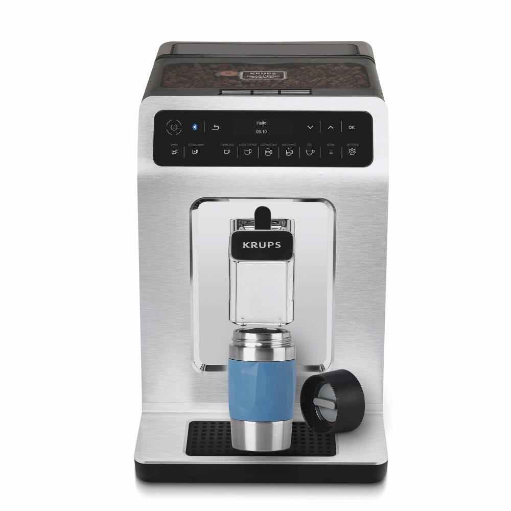Emsa Isolierbecher Travel Mug Compact, Thermobecher, To-Go-Becher, Edelstahl, Blau, 300 ml, N2160200