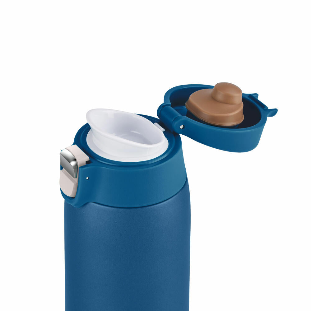 EMSA Travel Mug Light insulated mug, iso mug, iso mug, thermo mug, stainless steel, blue, 0.4 L, N21509