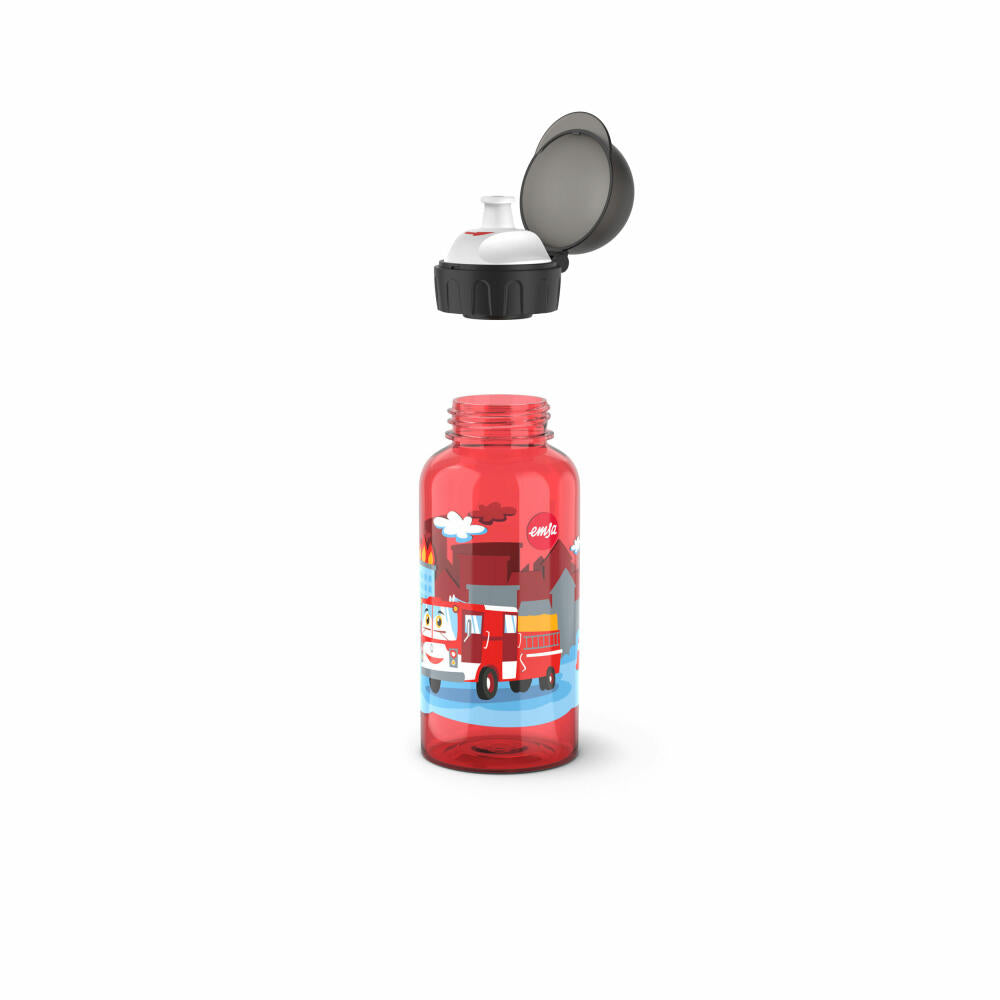 EMSA Kids Tritan Drinking Bottle Fire Brigade, Water Bottle, Bottle, Children, Plastic, 0.4 L, N30512