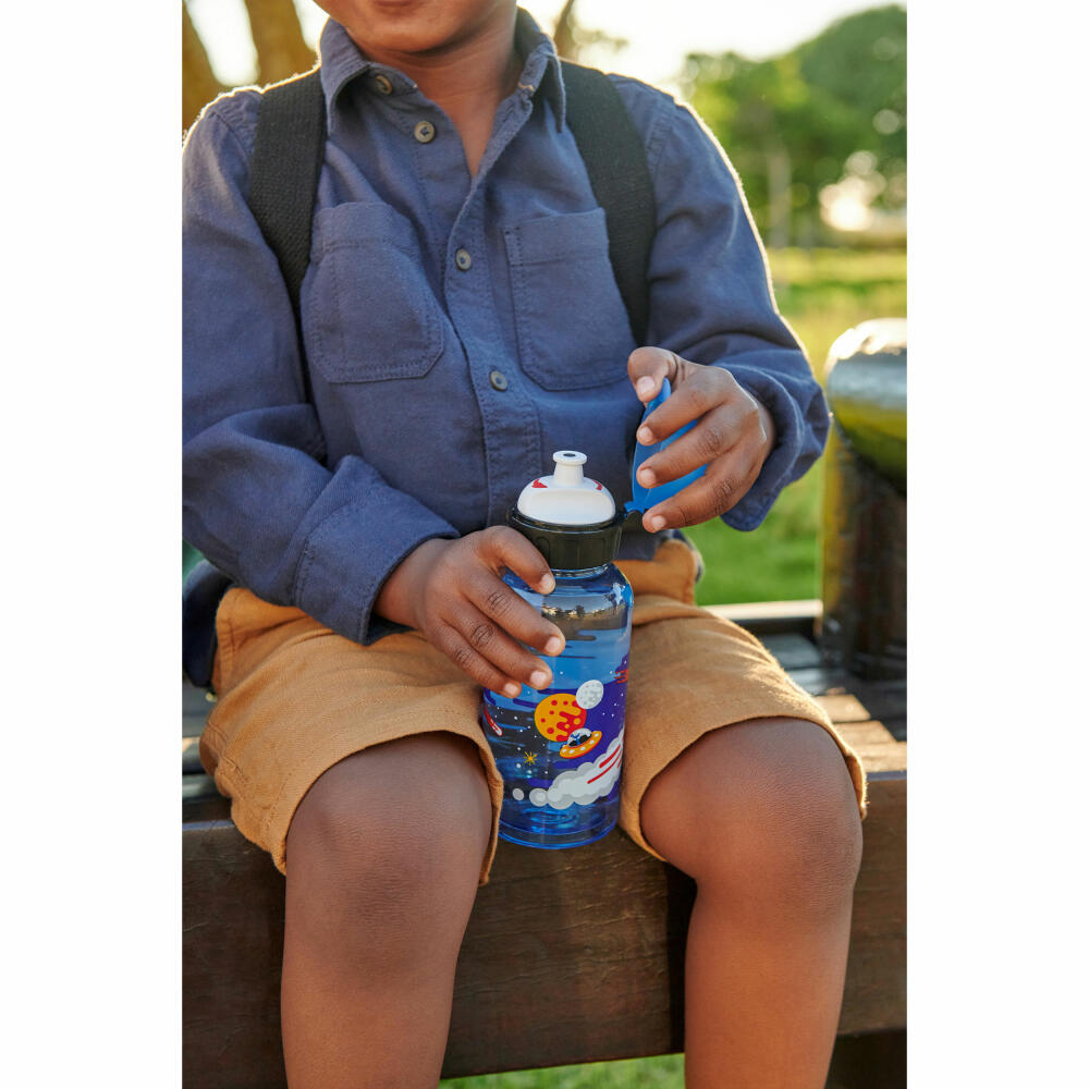 EMSA Kids Tritan Drinking Bottle Space, Water Bottle, Bottle, Children, Plastic, 0.4 L, N30513