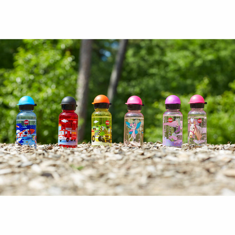 EMSA Kids Tritan Drinking Bottle Fire Brigade, Water Bottle, Bottle, Children, Plastic, 0.4 L, N30512