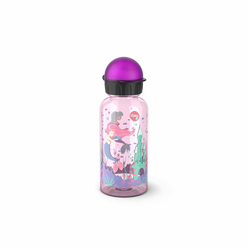 EMSA Kids Tritan Trinkflasche Meerjungfrau, Wasserflasche, Flasche, Kinder, Kunststoff, 0.4 L, N30516