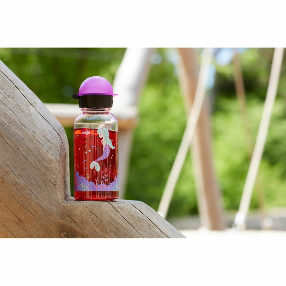EMSA Kids Tritan Trinkflasche Meerjungfrau, Wasserflasche, Flasche, Kinder, Kunststoff, 0.4 L, N30516