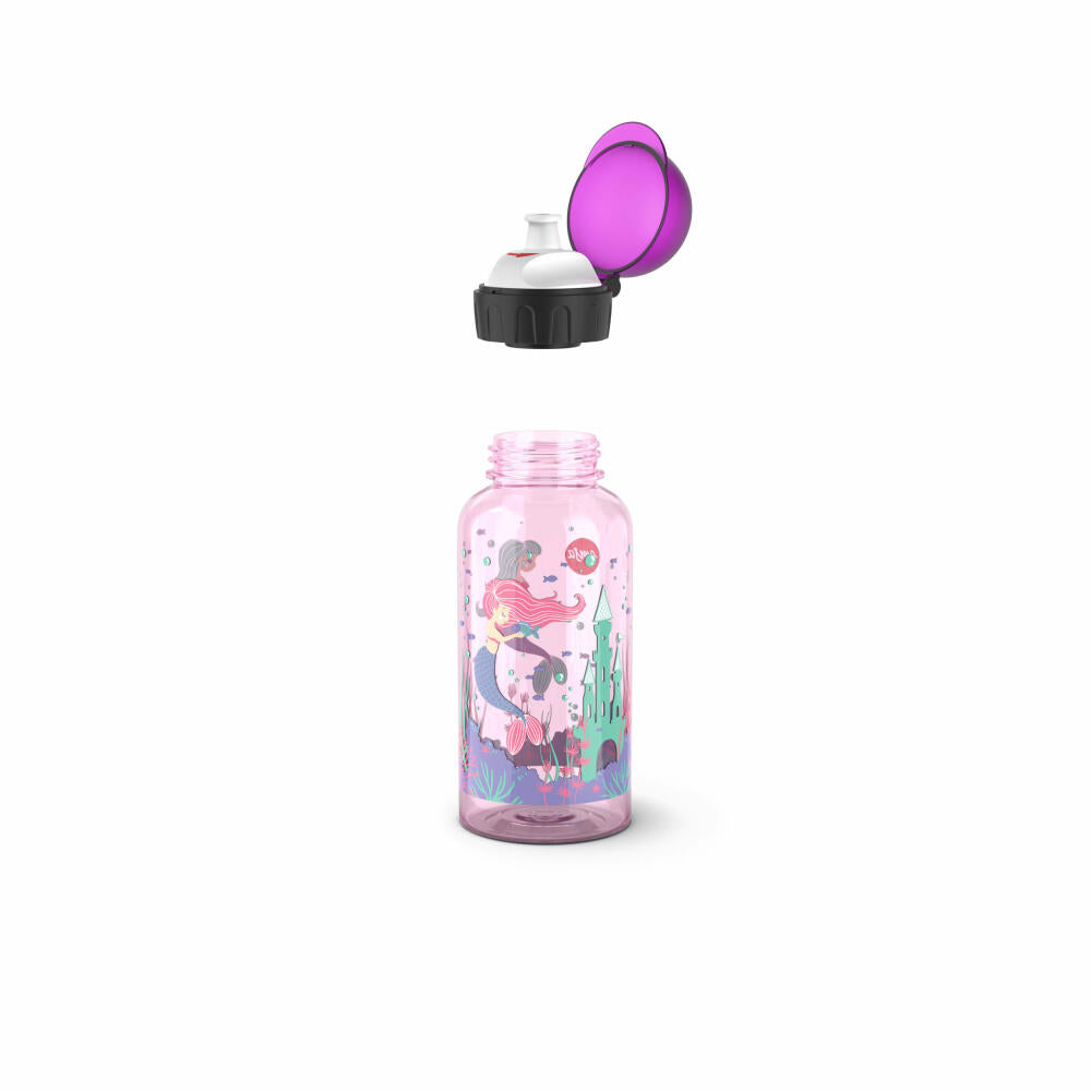 EMSA Kids Tritan Trinkflasche Meerjungfrau, Wasserflasche, Flasche, Kinder, Kunststoff, 0.4 L, N30516
