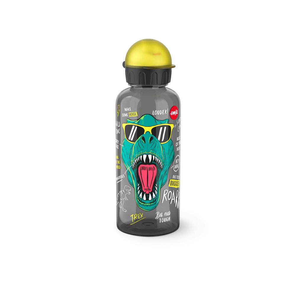 EMSA Teens Tritan Trinkflasche Dino, Wasserflasche, Flasche, Kinder, Kunststoff, 0.6 L, N30603