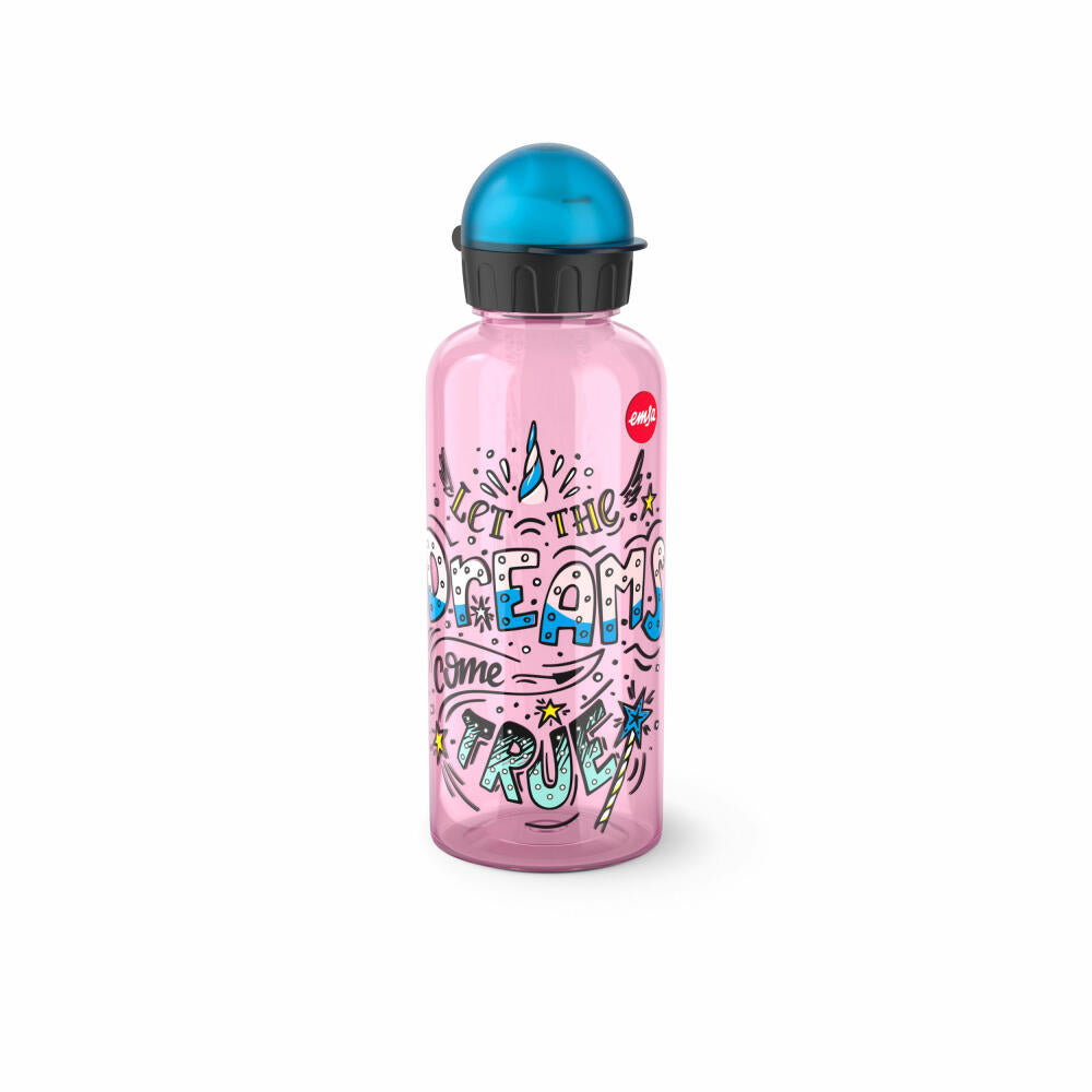 EMSA Teens Tritan Trinkflasche Träume, Wasserflasche, Flasche, Kinder, Kunststoff, 0.6 L, N30604