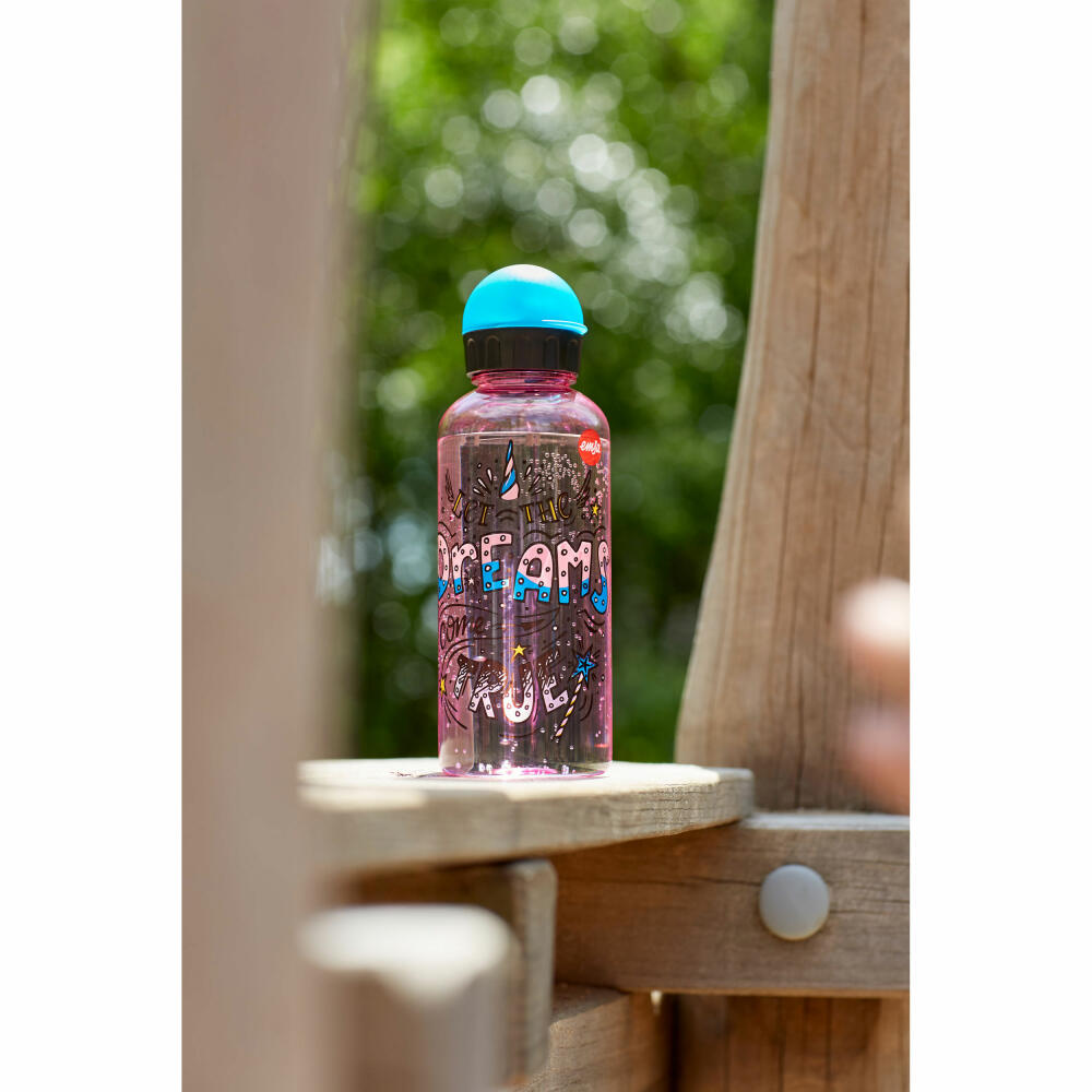 EMSA Teens Tritan Trinkflasche Träume, Wasserflasche, Flasche, Kinder, Kunststoff, 0.6 L, N30604