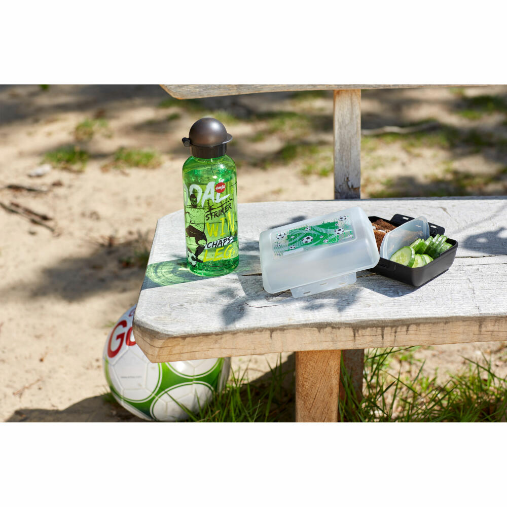 EMSA Teens Tritan Trinkflasche Torschütze, Wasserflasche, Flasche, Kinder, Kunststoff, 0.6 L, N30605