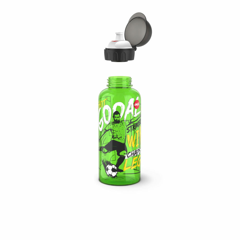 EMSA Teens Tritan Trinkflasche Torschütze, Wasserflasche, Flasche, Kinder, Kunststoff, 0.6 L, N30605