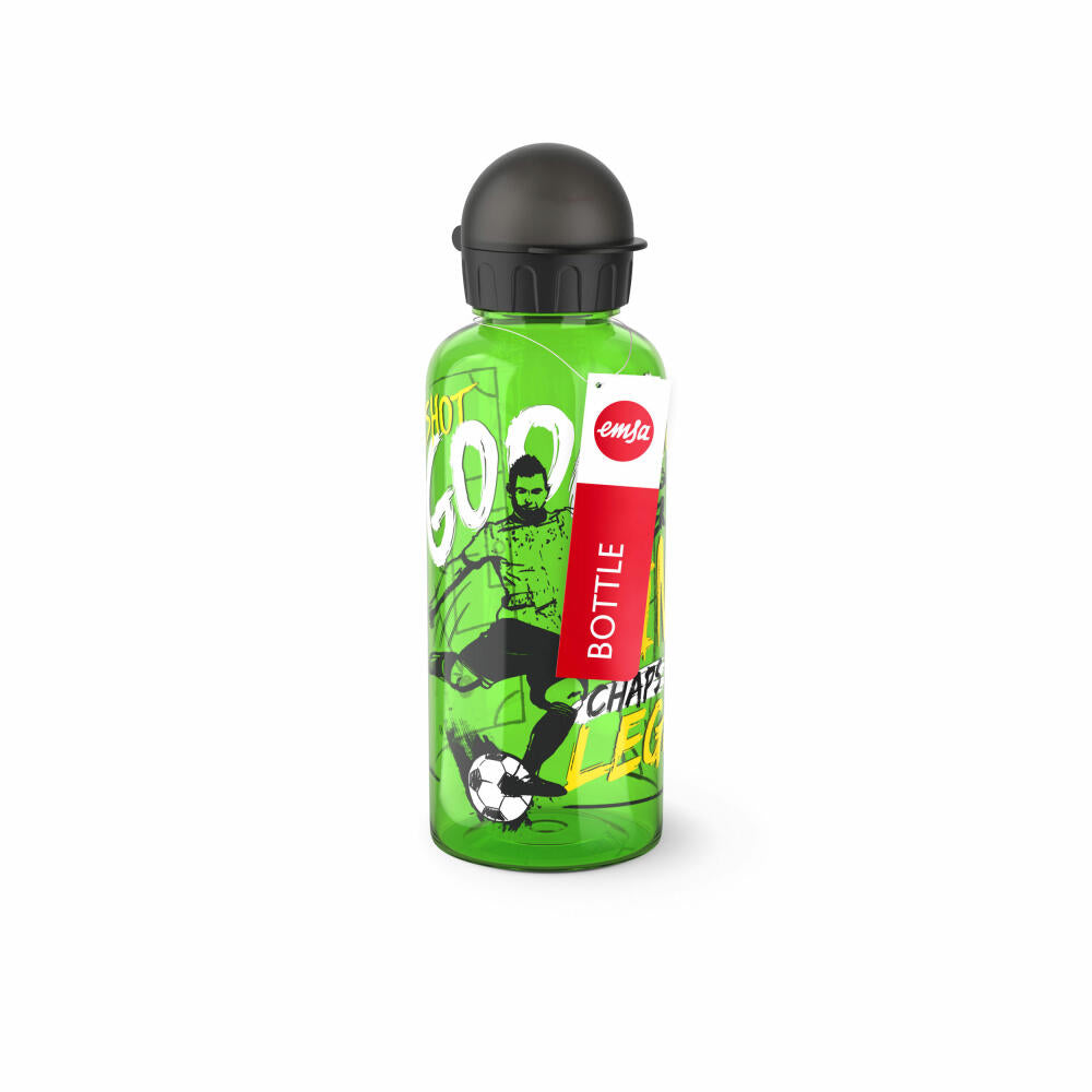 EMSA Teens Tritan Trinkflasche Torschütze, Wasserflasche, Flasche, Kinder, Kunststoff, 0.6 L, N30605