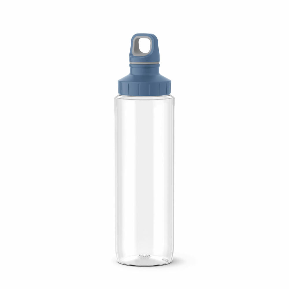 Emsa Trinkflasche Drink2Go Eco, Wasserflasche, Tritan, Blau, 0.7 L, N30335