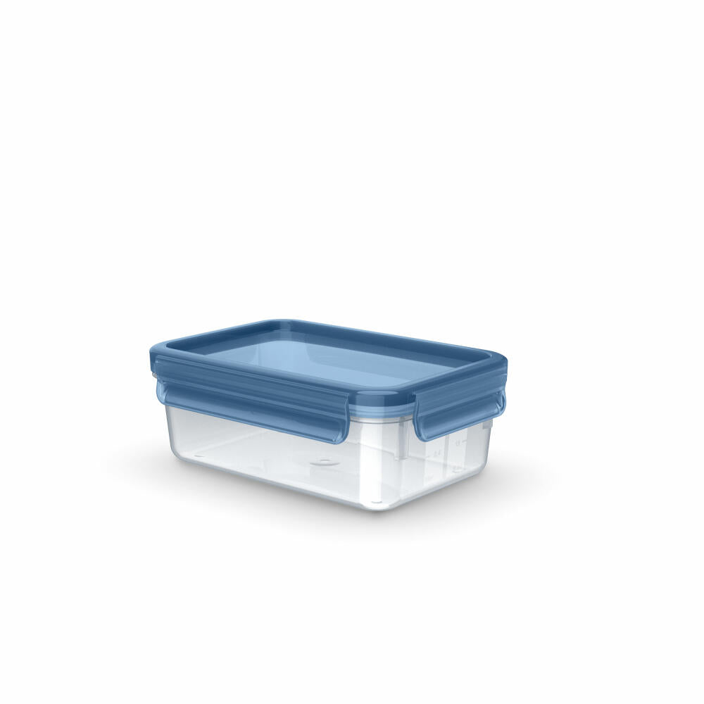 Emsa Frischhaltedose Clip & Close Eco, PP-Kunststoff, TPE, Blau, Transparent, 1 L, N11714