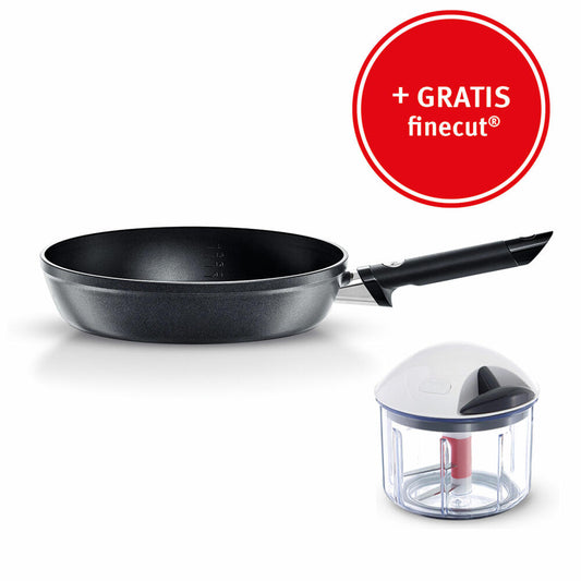 Fissler Bratpfanne Levital Comfort 28 cm Bundle mit Finecut Zerkleinerer, 159 120 02 100 0
