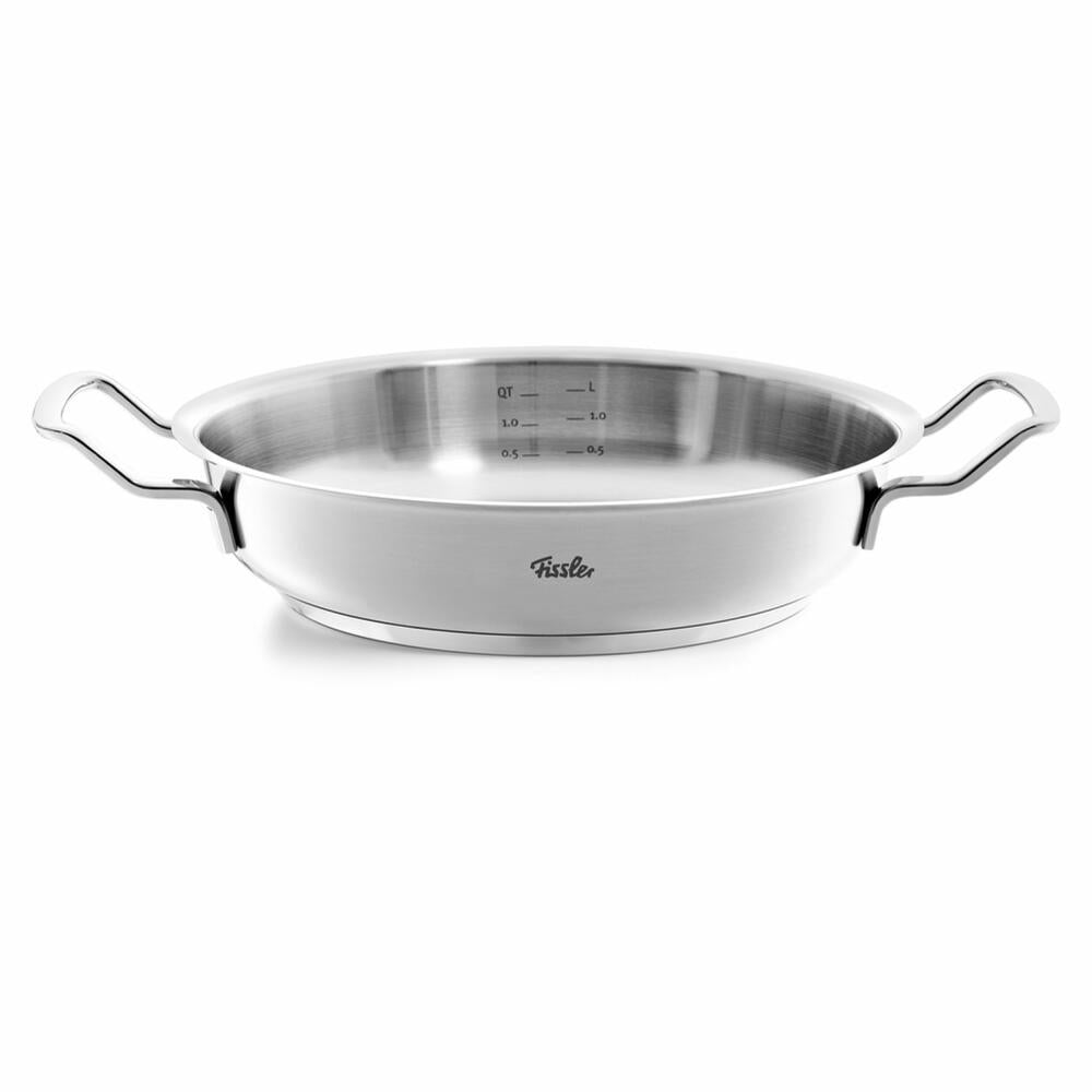 Fissler Original-Profi Collection Servierpfanne Novogrill, Edelstahl 18/10, 24 cm, 084-388-24-100