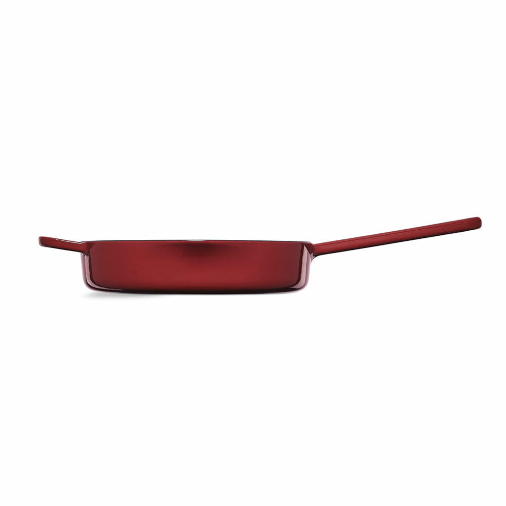 Fissler Pfanne Moments Collection, Bratpfanne, Gusseisen, Burgunderrot, 26 cm, 064-310-26-100