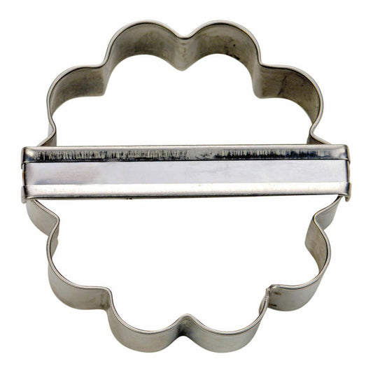 Städter Ausstecher Rosette Gewellt, Ausstechform, Plätzchenform, Keks, Plätzchen, Edelstahl, Ø 6 cm, 953032