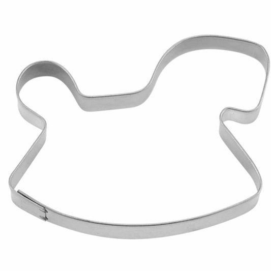 Städter Ausstecher Schaukelpferd Mini, Ausstechform, Plätzchenform, Keks, Plätzchen, Weißblech, 6.5 cm, 955371