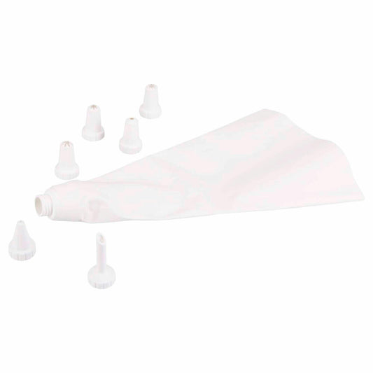Städter Garniertüllen und Spritzbeutel Klein Set, 7-tlg., Spritztülle, Garniertülle, Backzubehör, Kunststoff, 984302