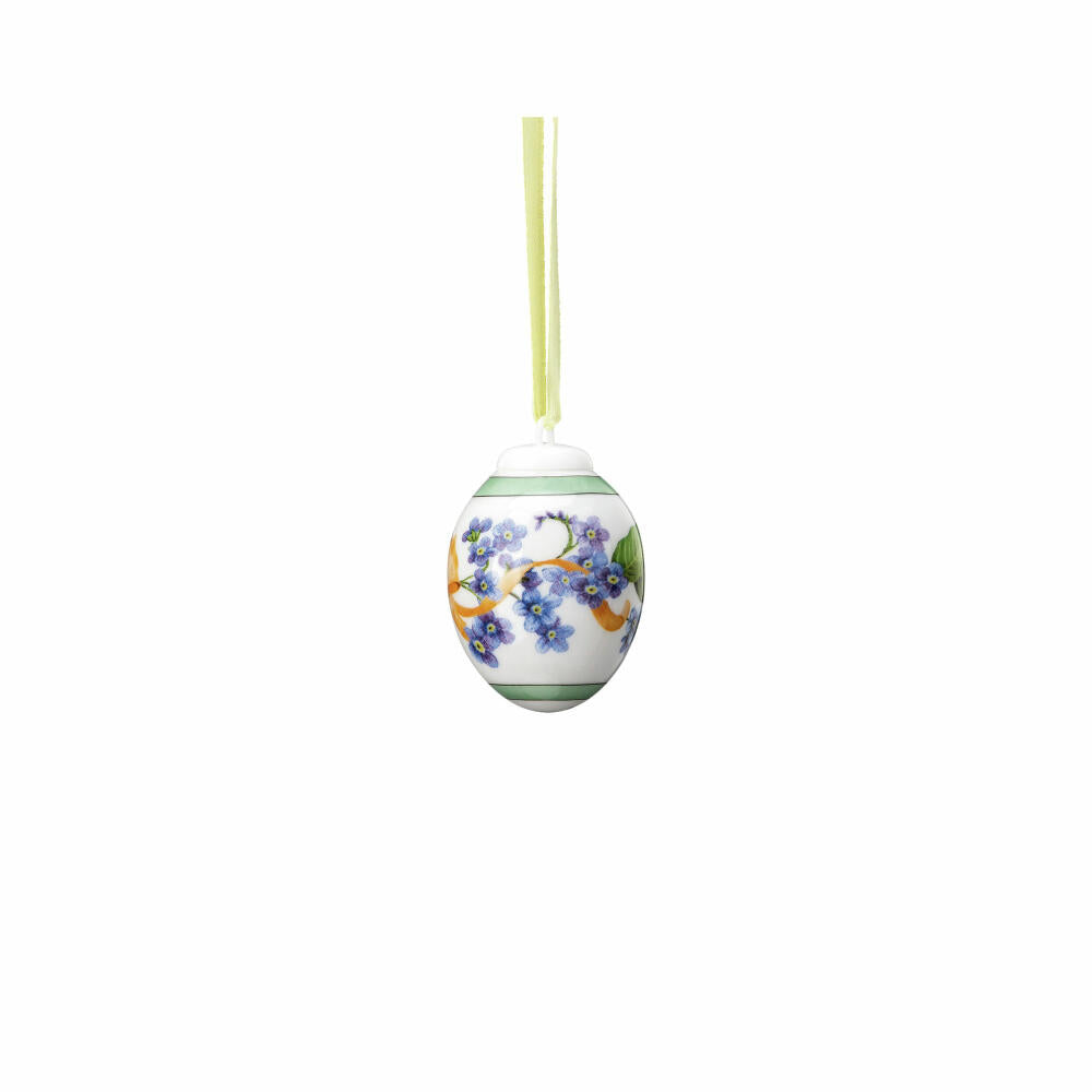 Hutschenreuther Deko-Mini-Ei Frühlingswiese - Vergissmeinnicht, Porzellan, Mehrfarbig, 5.2 cm, 02254-723592-27956