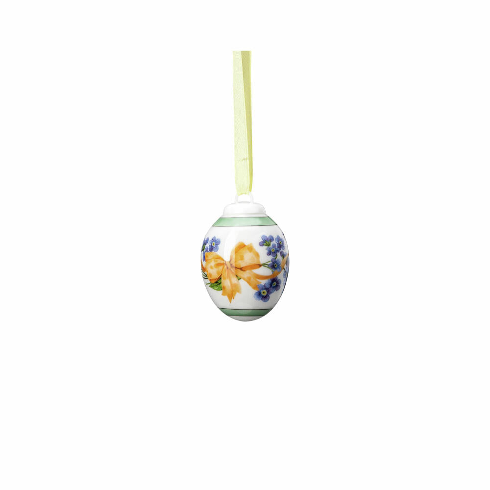 Hutschenreuther Deko-Mini-Ei Frühlingswiese - Vergissmeinnicht, Porzellan, Mehrfarbig, 5.2 cm, 02254-723592-27956
