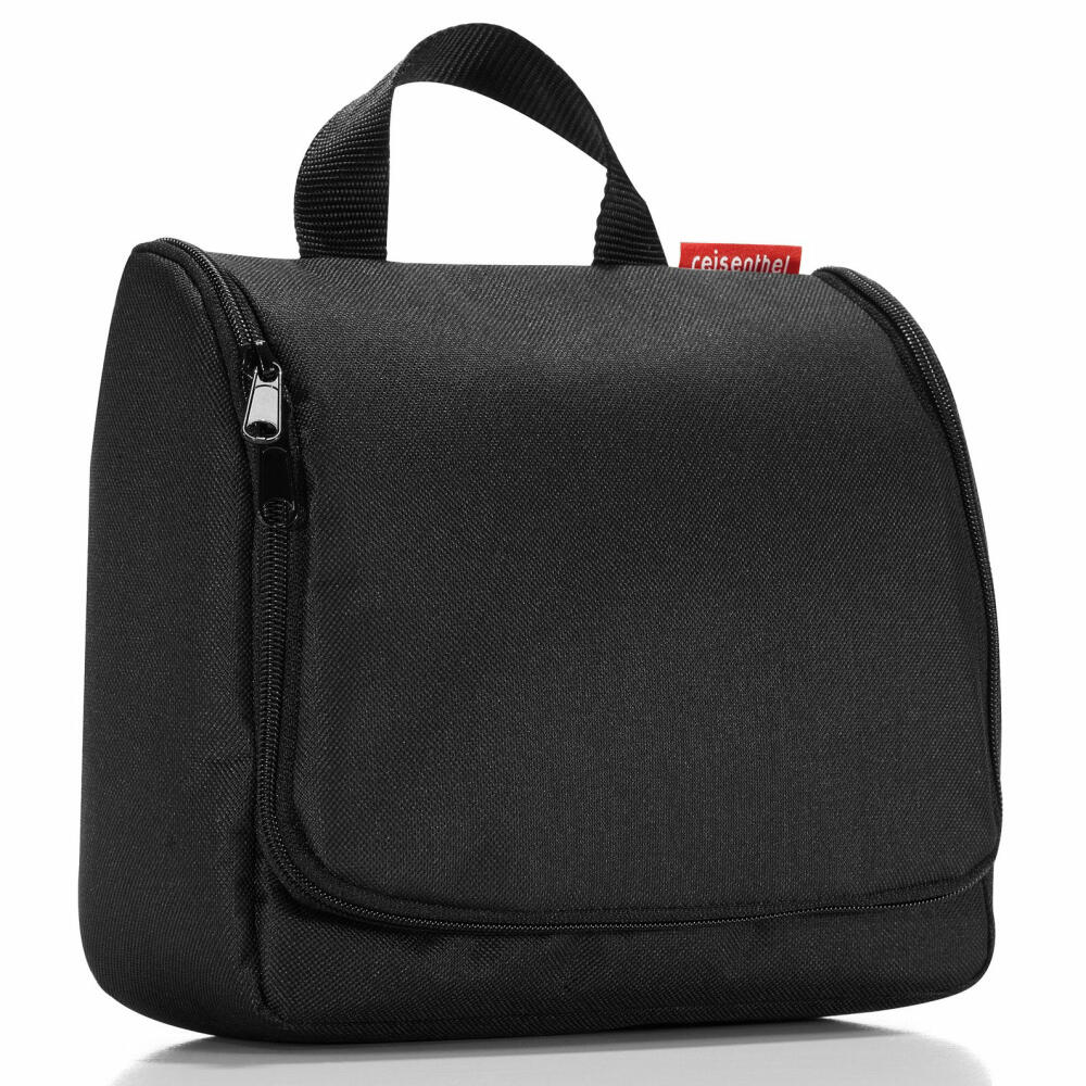 reisenthel toiletbag, toiletry bag, wash bag, make-up bag, cosmetic bag, for hanging, black / black, WH7003