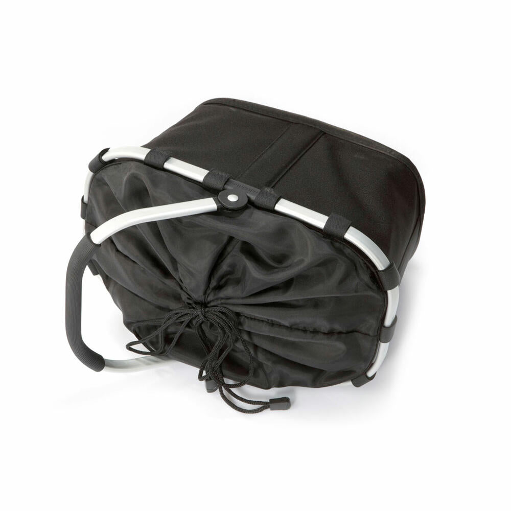 reisenthel carrybag xs, shopping basket, bag, basket for shopping, small, black / black, BN7003