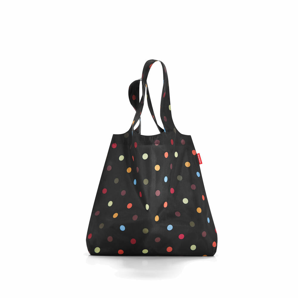 reisenthel mini maxi shopper, einkaufsbeutel, einkaufstasche, dots / schwarz mit punkten, AT7009