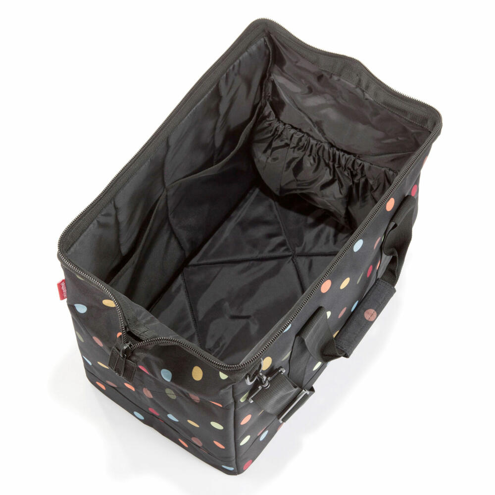 reisenthel allrounder l, travel bag, sports bag, bag, dots / black with dots, MT7009