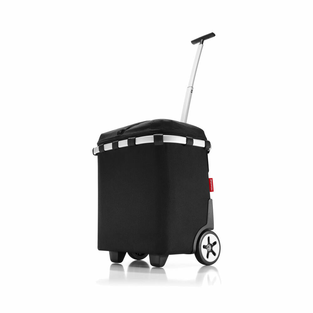 reisenthel carrycruiser iso, shopping basket with wheels, trolley, shopping cart, insulated, black / black, OJ7003