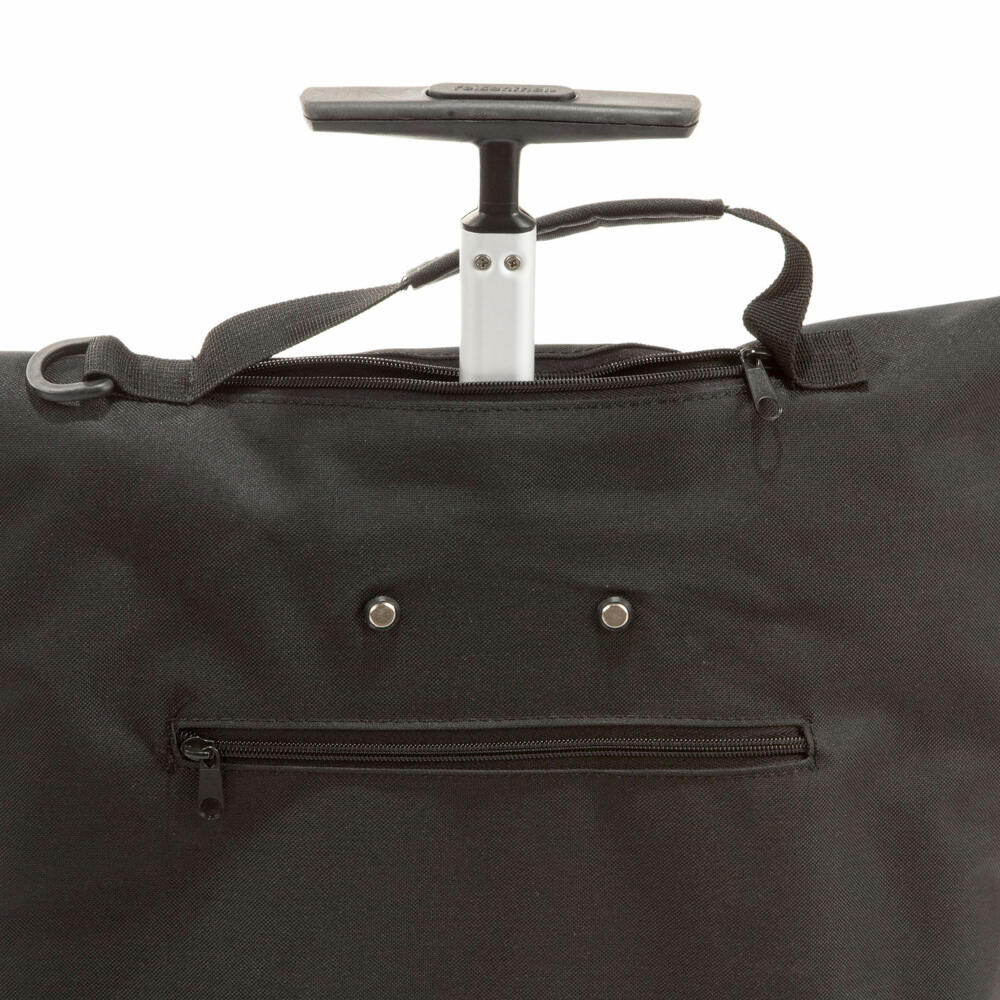reisenthel trolley m, einkaufstasche, einkaufswagen auf rollen, black / schwarz, NT7003