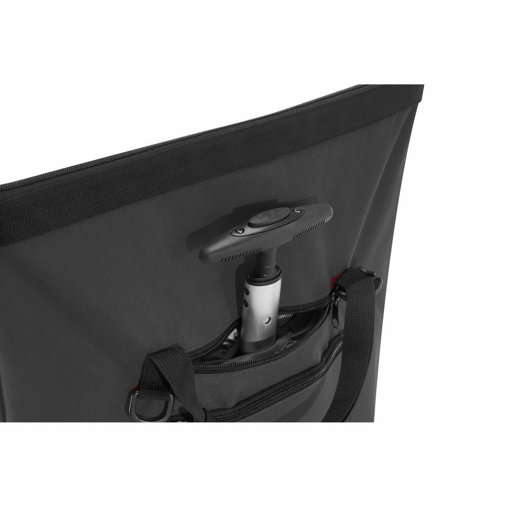 reisenthel trolley m, einkaufstasche, einkaufswagen auf rollen, black / schwarz, NT7003