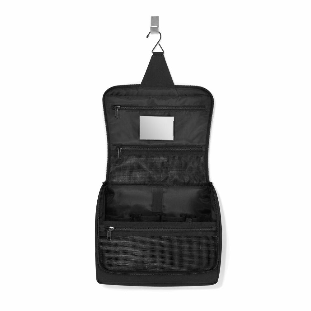reisenthel toiletbag xl, toiletry bag, cosmetic bag, wash bag, make-up bag, black, WO7003